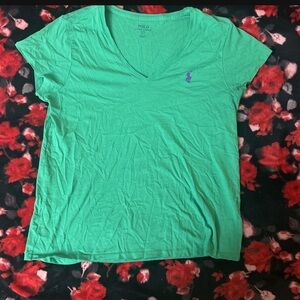 Polo green v neck